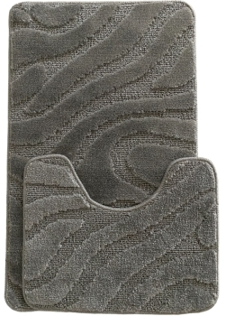 Комплект ковриков L'CADESI LEMIS из полипропилена, 50x80см, 50х40, 3014 серый Комплект ковриков L'CADESI LEMIS из полипропилена, 50x80см, 50х40, 3014 серый